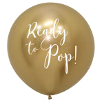 24 inch Ready To Pop Reflex Gold Sempertex Latex Balloons (1)