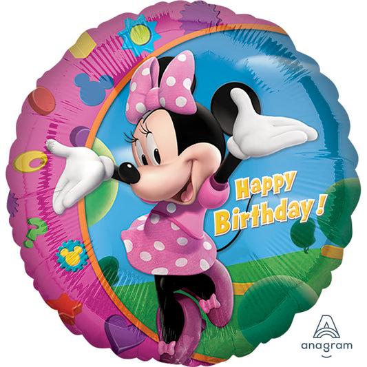 Minnie Happy Birthday Standard Foil Balloons S60