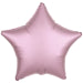 Amscan Metallic Pastel Pink Star Standard Unpackaged Foil Balloons C16 - 1 PC