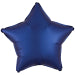 Amscan Silk Lustre Navy Blue Star Standard Unpackaged Foil Balloons C16 - 1 PC