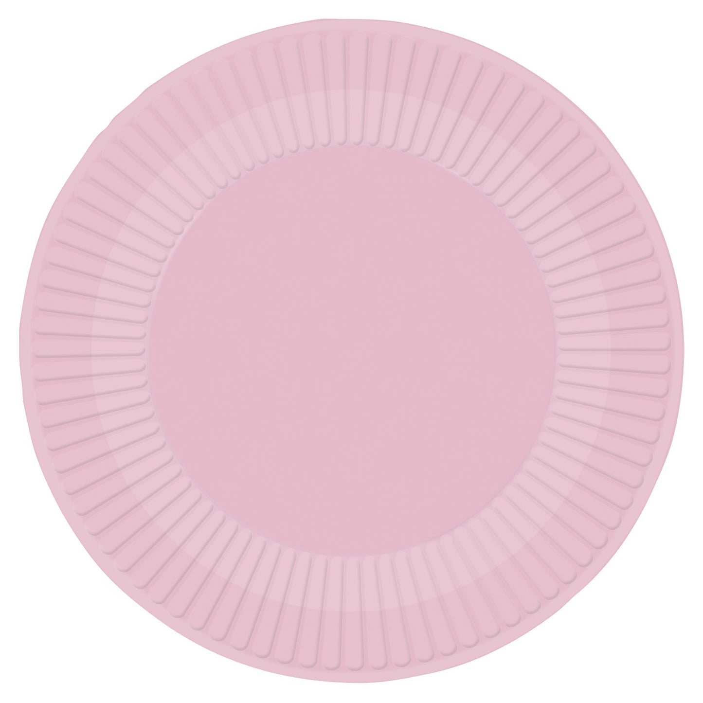 Marshmallow Pink Paper Plates 23cm - 12 PKG