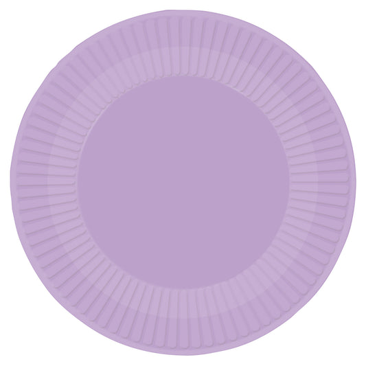Lavender Paper Plates 23cm - 12 PKG