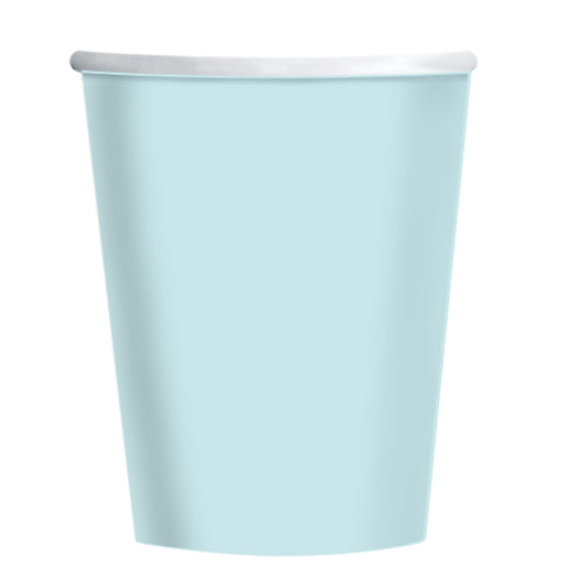 Seafoam Blue Paper Cup 237ml x 12