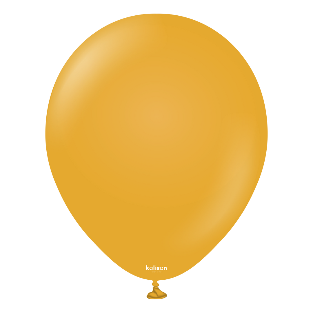 Kalisan Mustard Latex Balloons