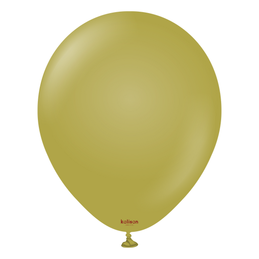 Kalisan Olive Latex Balloons