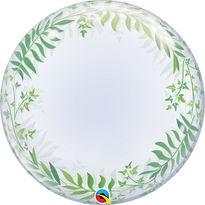 Qualatex 24" Deco Bubble - Elegant Greenery