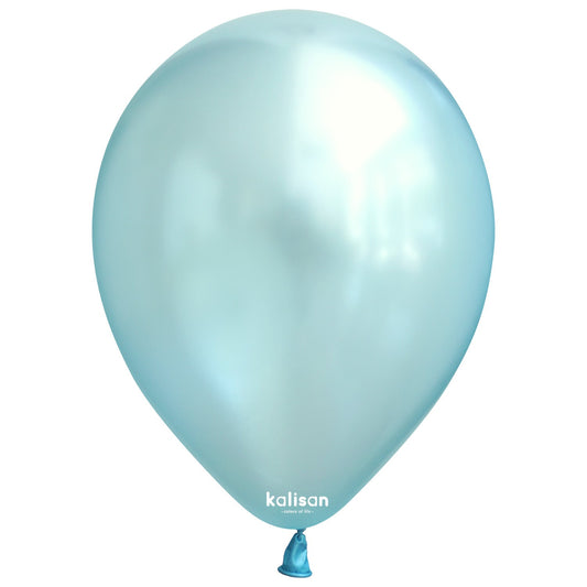 Kalisan Metallic Pearl Sky Blue Latex Balloons