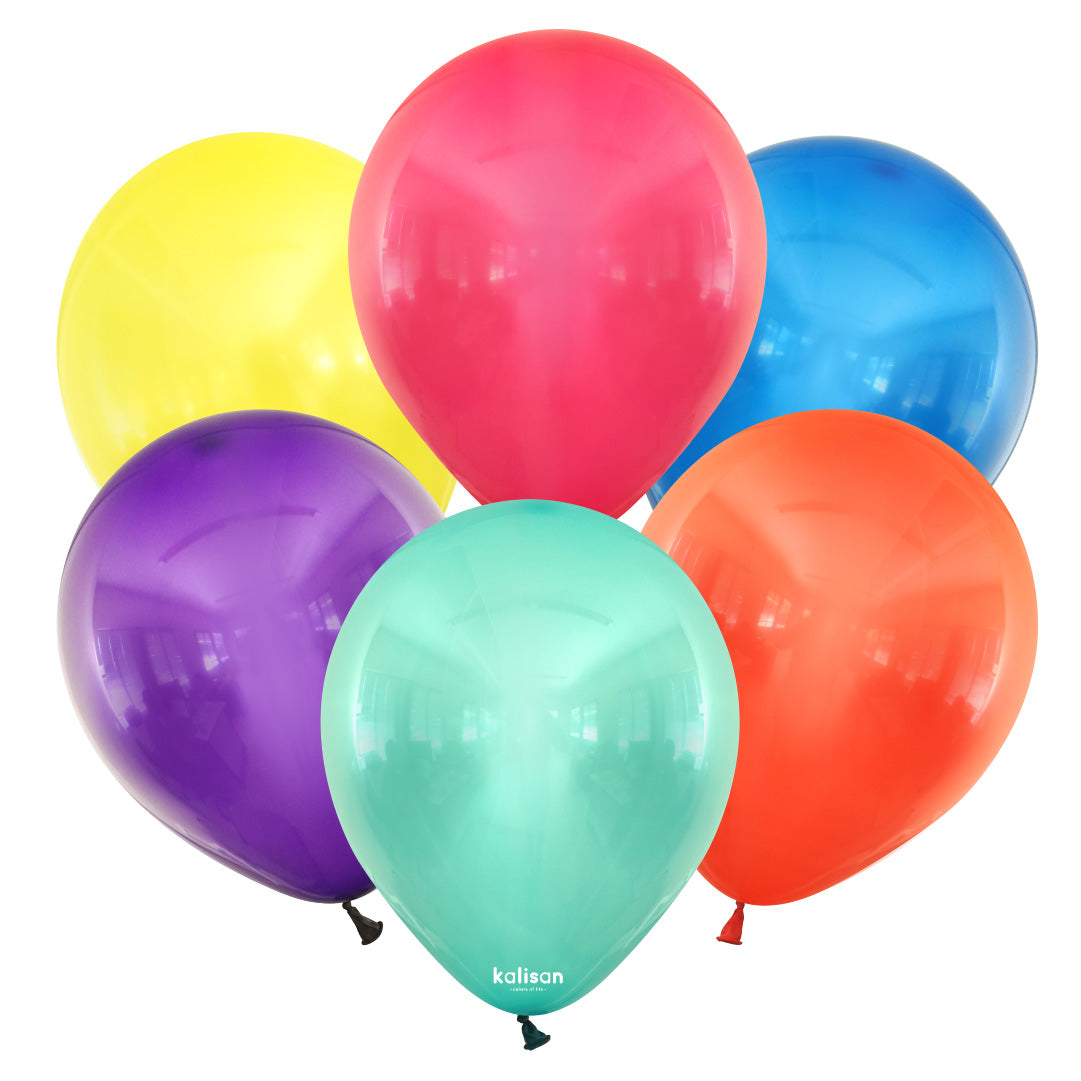 Kalisan Pure Crystal Mix Latex Balloons