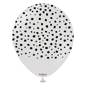 Kalisan Safari Cheetah Smoke/Black Latex Balloons