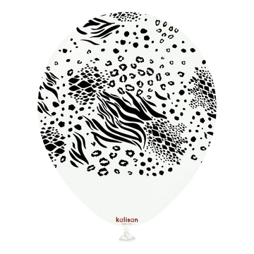 Kalisan Safari Mutant White/Black  Latex Balloons