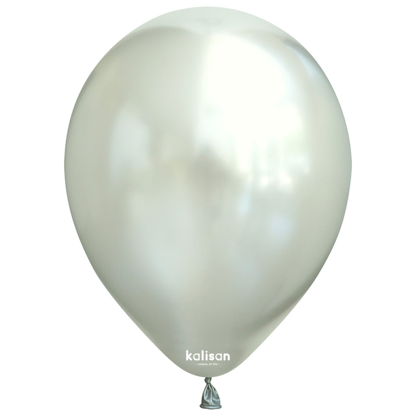 Kalisan Metallic Silver Latex Balloons