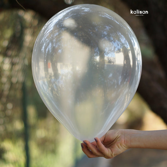 Kalisan Transparent Latex Balloons