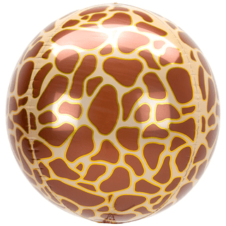 Animalz Balloon  Animalz Giraffe Print Orbz (15")