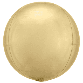 White Gold Orbz Balloon (15")