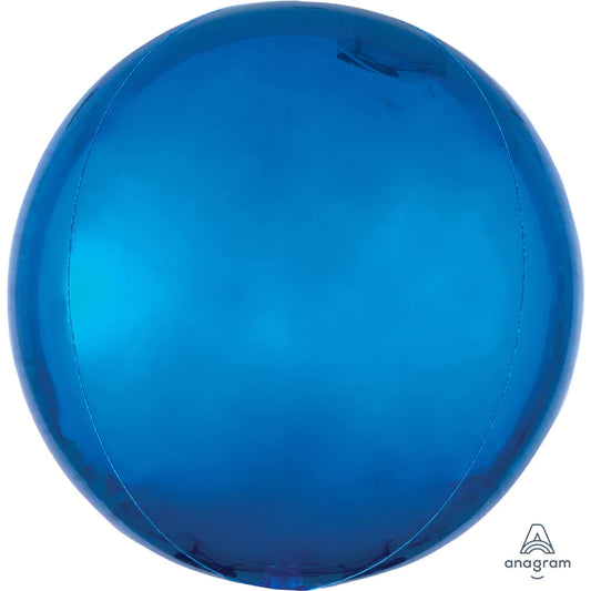 Blue Orbz Foil Balloon (15")