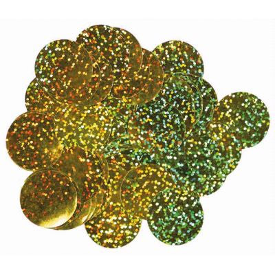 50g 10mm Holographic Gold Confetti