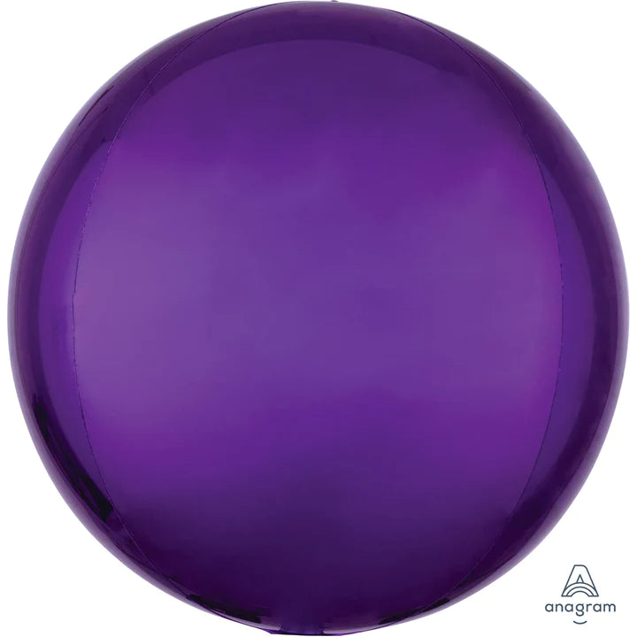 Purple Orbz Foil Balloon (15")