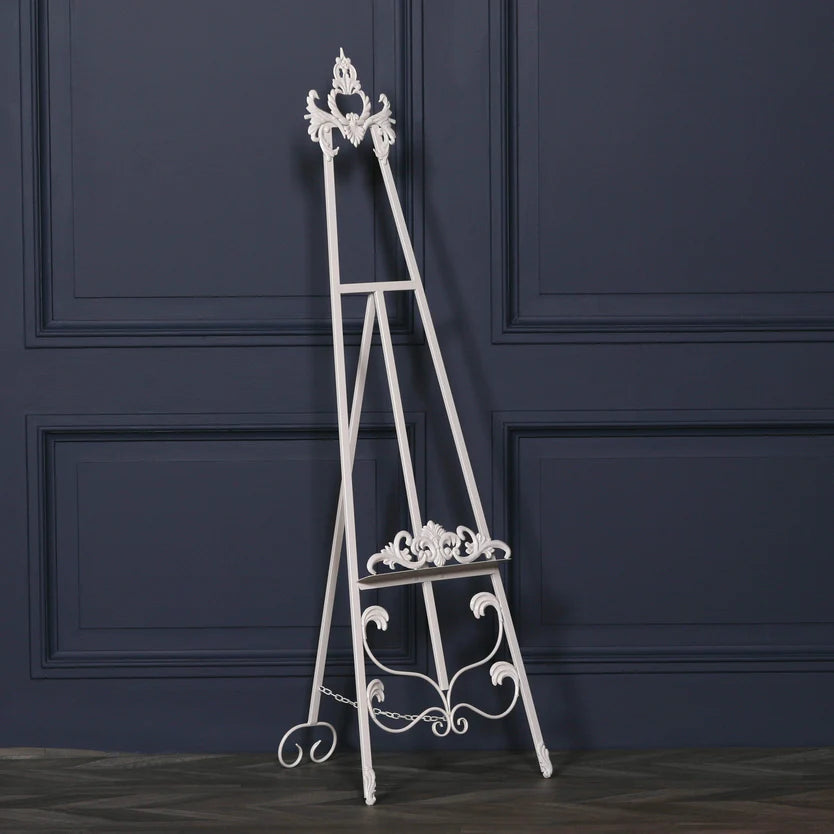 Cream French Metal Easel