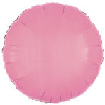 Amscan Metallic Pink Circle Standard Unpackaged Foil Balloons C16 - 1 PC