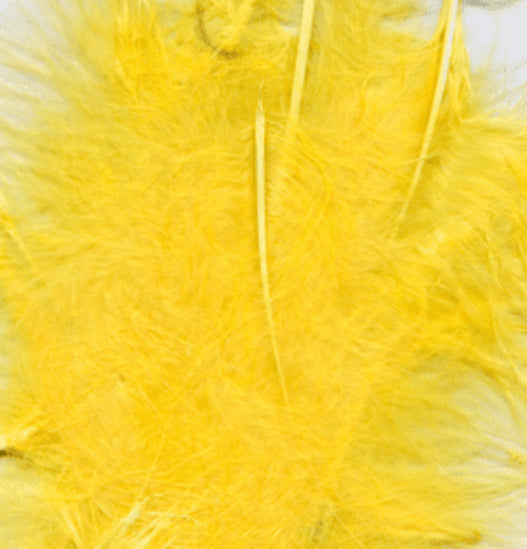 Yellow Feathers for Balloons (Eleganza 50g Bag)