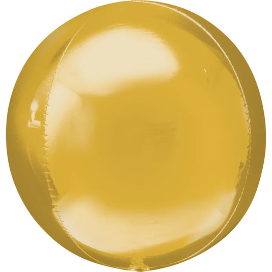 Gold Orbz Foil Balloon (15")