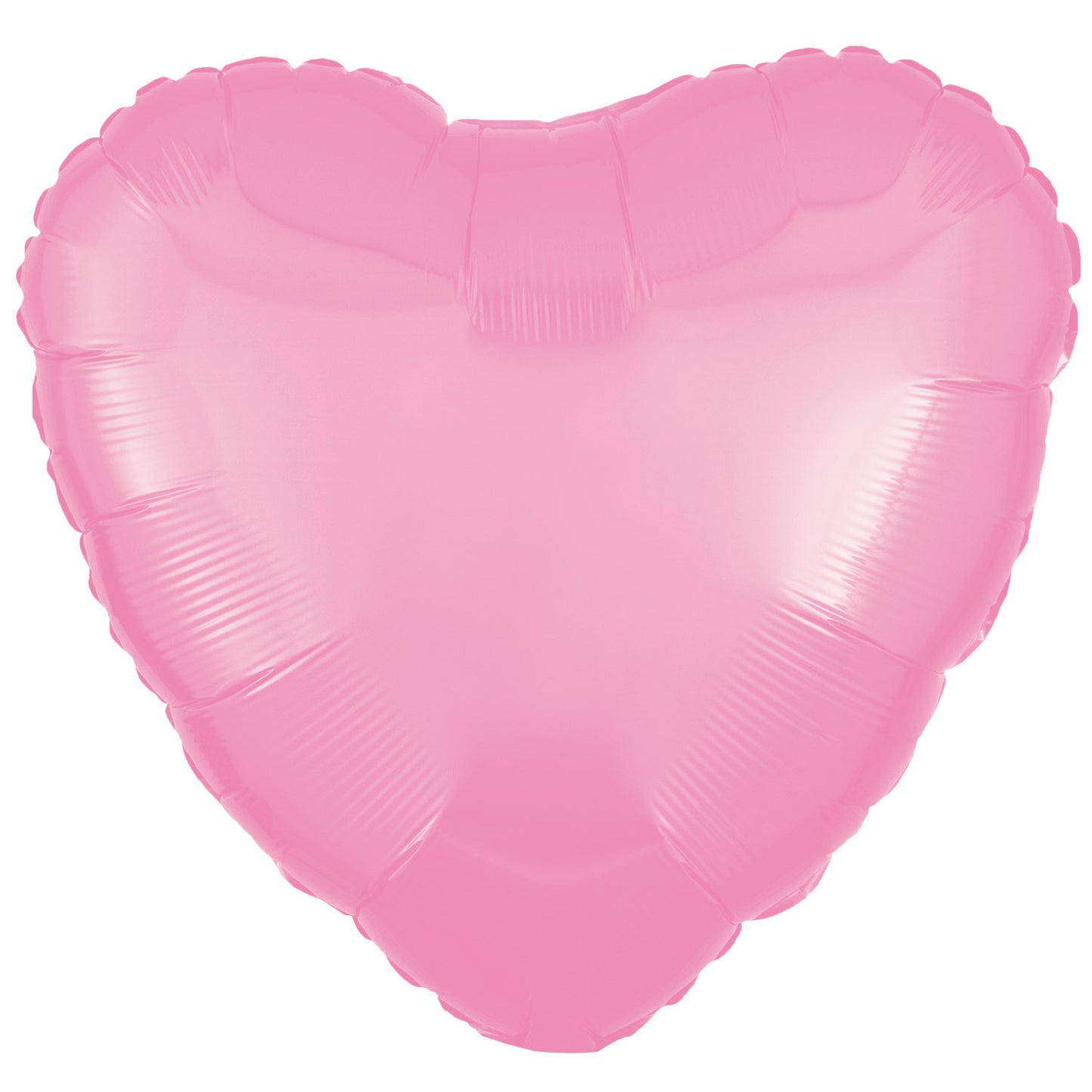 Amscan Metallic Pink Heart Standard Unpackaged Foil Balloons C16 - 1 PC