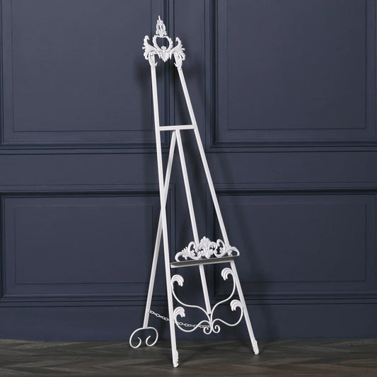 White French Metal Easel