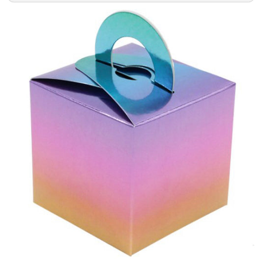 QUALATEX RAINBOW OMBRE BALLOON WEIGHT BOXES 8PACK