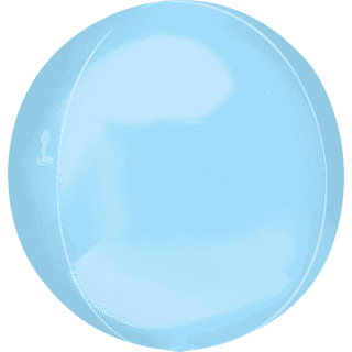 Pastel Blue Orbz Balloon (15")