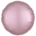 Amscan Metallic Pink Circle Standard Unpackaged Foil Balloons C16 - 1 PC