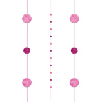 Bright Pink Balloon Fun Strings 1.82m - 1 PC