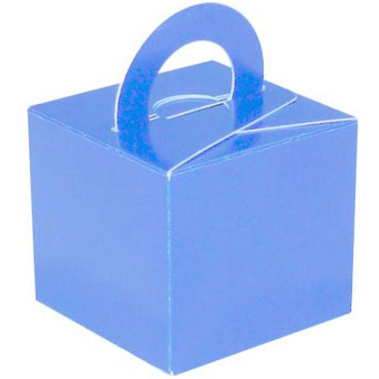 10 x Light Blue Cardboard Box Weights