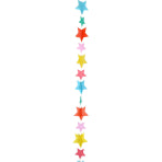 Multicolour Stars Balloon Tails 1.2m - 1 PC