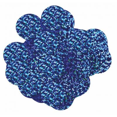 50g 10mm Holographic Blue Confetti